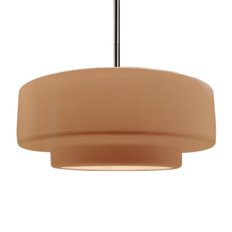 Large Tier 1-Light Pendant (254|CER-6545-ADOB-NCKL-RIGID-LED1-700)