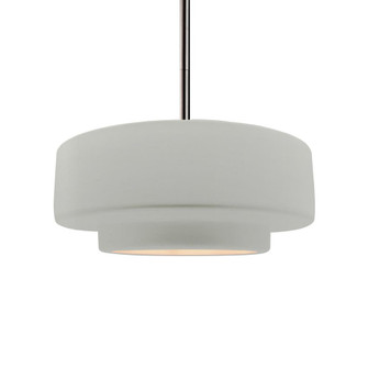Medium Tier 1-Light Pendant (254|CER-6543-MAT-NCKL-RIGID-LED1-700)