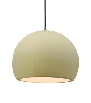 Large Globe LED Pendant (254|CER-6535-VAN-NCKL-BKCD-LED1-700)