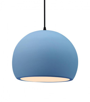 Large Globe LED Pendant (254|CER-6535-SKBL-MBLK-BKCD-LED1-700)