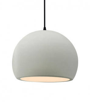 Large Globe 1-Light Pendant (254|CER-6535-MAT-MBLK-BKCD)