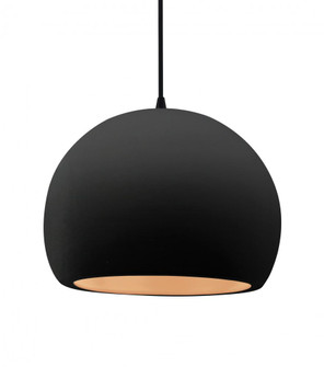 Large Globe LED Pendant (254|CER-6535-CBGD-MBLK-BKCD-LED1-700)