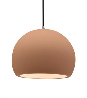 Large Globe LED Pendant (254|CER-6535-ADOB-NCKL-BKCD-LED1-700)