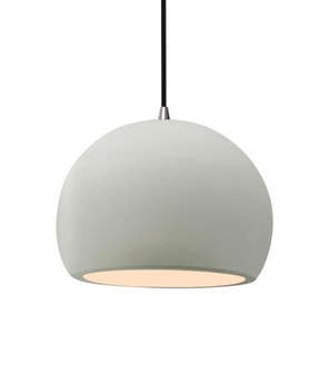 Medium Globe 1-Light Pendant (254|CER-6533-MAT-NCKL-BKCD)