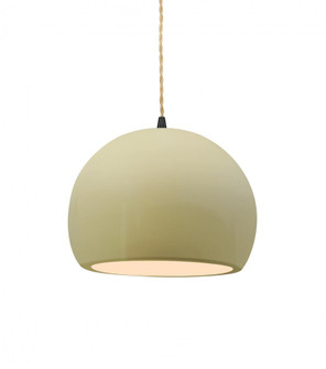 Small Globe 1-Light Pendant (254|CER-6530-VAN-MBLK-BEIG-TWST)