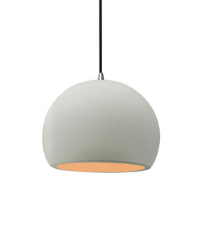 Small Globe 1-Light Pendant (254|CER-6530-MTGD-NCKL-BKCD)