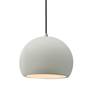 Small Globe 1-Light Pendant (254|CER-6530-MAT-NCKL-BKCD)