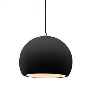 Small Globe 1-Light Pendant (254|CER-6530-CRB-NCKL-BKCD)