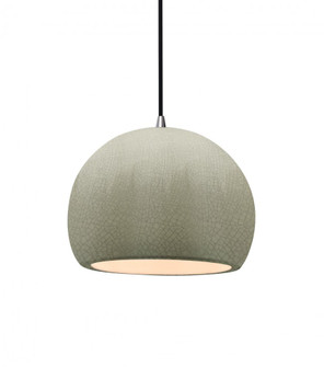 Small Globe 1-Light Pendant (254|CER-6530-CKC-NCKL-BKCD)