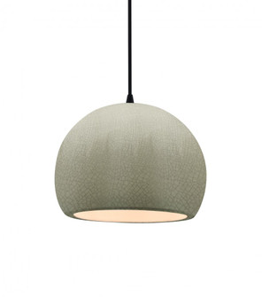Small Globe 1-Light Pendant (254|CER-6530-CKC-MBLK-BKCD)