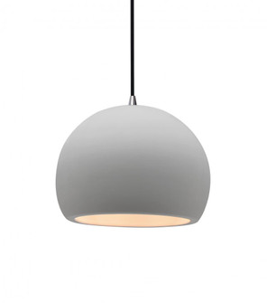 Small Globe 1-Light Pendant (254|CER-6530-BIS-NCKL-BKCD)