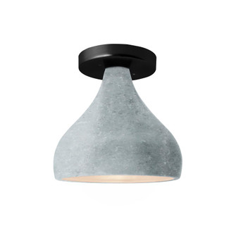 Small Droplet Semi-Flush (254|CER-6380-CONC-MBLK-LED1-700)