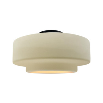 Large Tier Semi-Flush (254|CER-6365-VAN-MBLK-LED1-700)