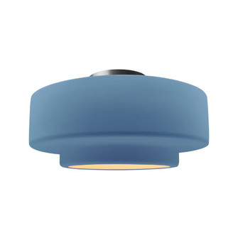 Large Tier Semi-Flush (254|CER-6365-SKBL-NCKL-LED1-700)