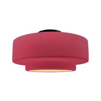 Large Tier Semi-Flush (254|CER-6365-CRSE-MBLK-LED1-700)