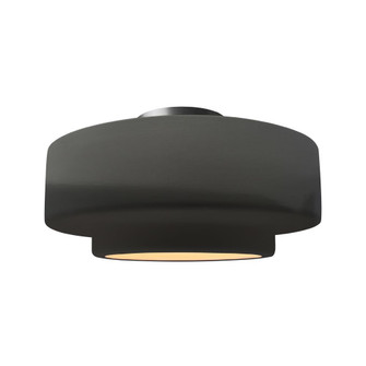 Large Tier Semi-Flush (254|CER-6365-GRY-NCKL)