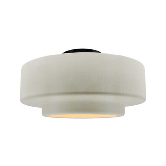 Large Tier Semi-Flush (254|CER-6365-CRK-MBLK)
