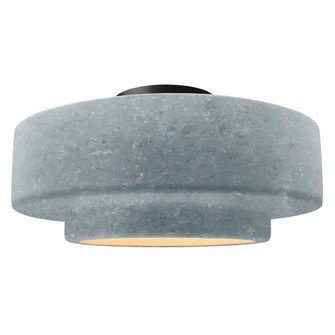 Large Tier Semi-Flush (254|CER-6365-CONC-MBLK)