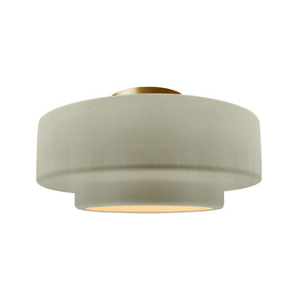 Large Tier Semi-Flush (254|CER-6365-CKC-BRSS)