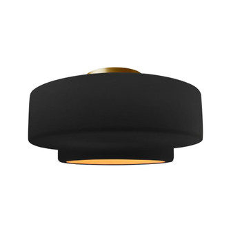 Large Tier Semi-Flush (254|CER-6365-CBGD-BRSS)