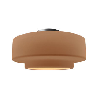 Large Tier Semi-Flush (254|CER-6365-ADOB-NCKL)