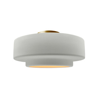 Medium Tier Semi-Flush (254|CER-6363-MTGD-BRSS-LED1-700)