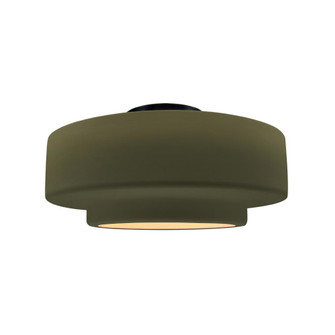 Medium Tier Semi-Flush (254|CER-6363-MGRN-MBLK-LED1-700)