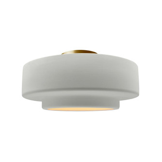 Medium Tier Semi-Flush (254|CER-6363-MAT-BRSS-LED1-700)