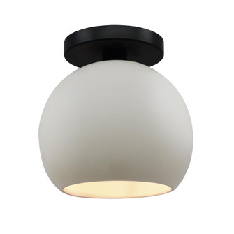 Medium Globe Semi-Flush (254|CER-6353-MAT-MBLK)