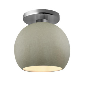 Medium Globe Semi-Flush (254|CER-6353-CKC-NCKL-LED1-700)
