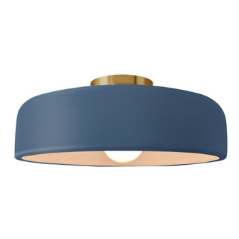 Large Spire Semi-Flush (254|CER-6345-MDMT-BRSS)