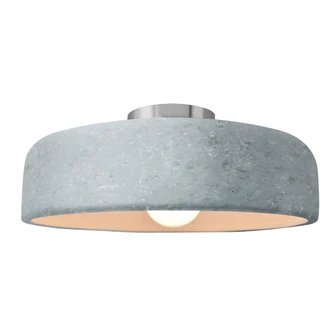 Large Spire Semi-Flush (254|CER-6345-CONC-NCKL-LED1-700)