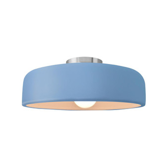 Medium Spire Semi-Flush (254|CER-6343-SKBL-NCKL-LED1-700)