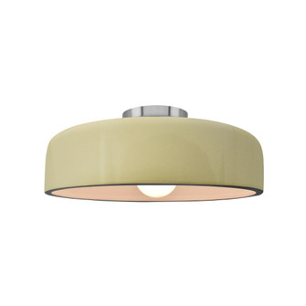 Medium Spire Semi-Flush (254|CER-6343-VAN-NCKL)