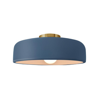 Medium Spire Semi-Flush (254|CER-6343-MID-BRSS)