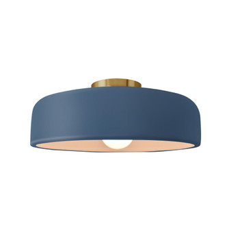 Medium Spire Semi-Flush (254|CER-6343-MDMT-BRSS)