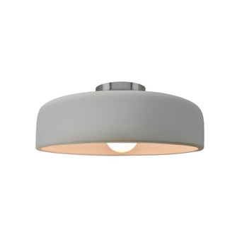Medium Spire Semi-Flush (254|CER-6343-MAT-NCKL)
