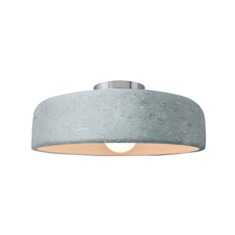 Medium Spire Semi-Flush (254|CER-6343-CONC-NCKL-LED1-700)