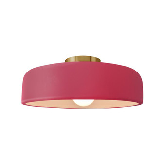 Medium Spire Semi-Flush (254|CER-6343-CRSE-BRSS)
