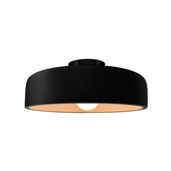 Medium Spire Semi-Flush (254|CER-6343-CRB-MBLK)