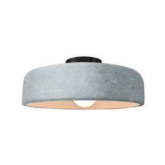 Medium Spire Semi-Flush (254|CER-6343-CONC-MBLK)