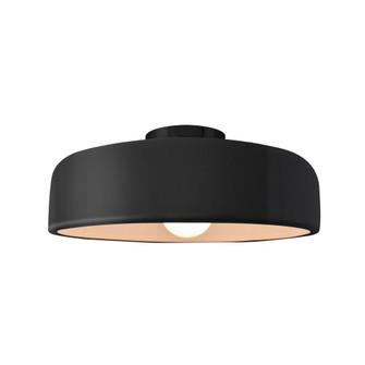 Medium Spire Semi-Flush (254|CER-6343-BKMT-MBLK)