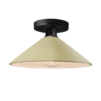 Flare Semi-Flush (254|CER-6330-VAN-MBLK-LED1-700)