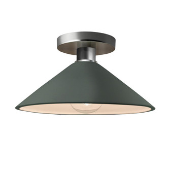 Flare Semi-Flush (254|CER-6330-PWGN-NCKL-LED1-700)