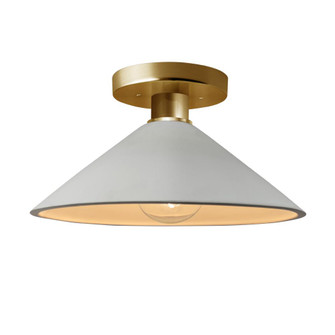 Flare Semi-Flush (254|CER-6330-MTGD-BRSS-LED1-700)