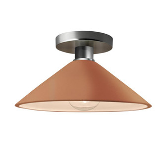 Flare Semi-Flush (254|CER-6330-ADOB-NCKL-LED1-700)
