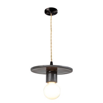 Discus Pendant (254|CER-6320-GRY-MBLK-BEIG-TWST)