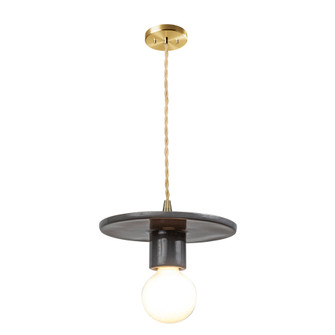 Discus Pendant (254|CER-6320-GRY-ABRS-BEIG-TWST)