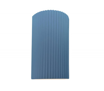 Large ADA Pleated Cylinder (254|CER-5745-SKBL-LED1-1000)