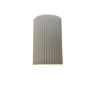 Small ADA Pleated Cylinder (254|CER-5740-MTGD-LED1-1000)